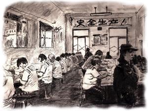 '示意图:中共监狱中的奴工迫害'