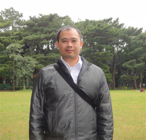 '图2:谢茂展透过明慧网得法。'