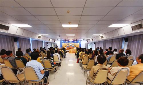 '图1:二零一九年泰国法会现场'