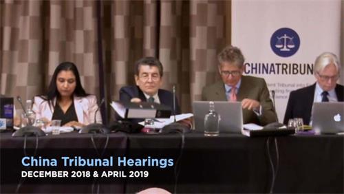 '图1:中国独立法庭今年判决:强摘器官已经进行了多年,法轮功学员一直是器官供应的来源'