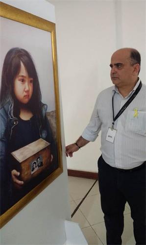 '图2:阿乌瓦娄(Alvaro Antonio)对在中国发生的迫害倍感伤心'