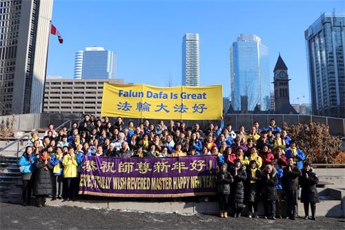 '图3:多伦多真相点一线讲真相的学员表示要坚定信念,用善的力量救人,完成使命。'