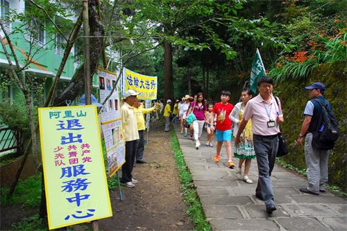 '图1:阿里山是大陆旅游客团必到国际知名景点之一'