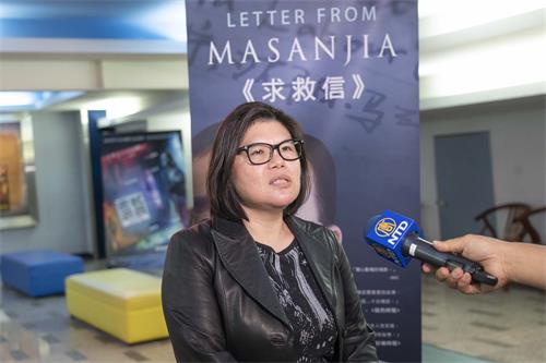 图5:台湾国际影音与教育协会理事长、知名导演林杏鸿:让世界更多的人看到真相