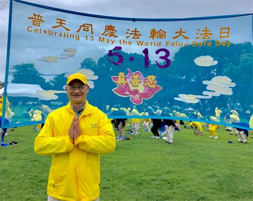 '图7:法轮功学员郑先生说师尊让他明白了人生真谛。'