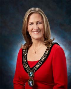 '图26:安省伯灵顿市(Burlington)市长玛丽安娜‧米德‧沃德(Marianne Meed Ward)'
