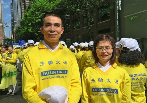 '图10:张聪杰参加功法演示的队伍,期待向更多人分享功法奇效。'