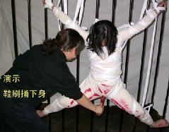 '酷刑演示:捅下身'