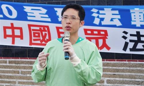 '图8:前金门医院感控室主任郑元瑜指出,中共迫害最残忍、最没有人道的就是活摘器官。'