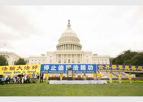 反迫害20年 法轮功学员美国首都集会