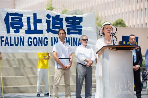 '图13:民阵副主席盛雪'