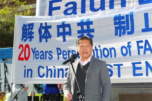 '图7:墨尔本《天安门时报》社长兼主编阮杰先生。'