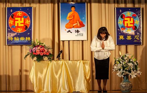 '图2~6:法轮功学员在二零一九年瑞典法会上交流修炼心得'