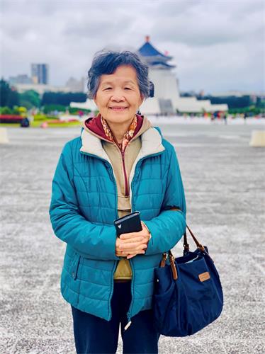 '图4:台北法轮功学员曹慧玲'