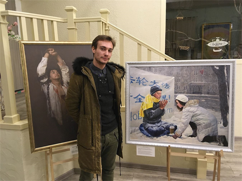 '图8:奥德萨大学生尼古拉:绘画传递坚忍信仰'