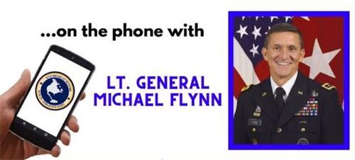 图:弗林(Michael Flynn)将军接受《世界观周末》(Worldview Weekend)豪斯(Brannon Howse)的电话采访时警告,美国正在度过历史性的危险政变时期。(网络截图)