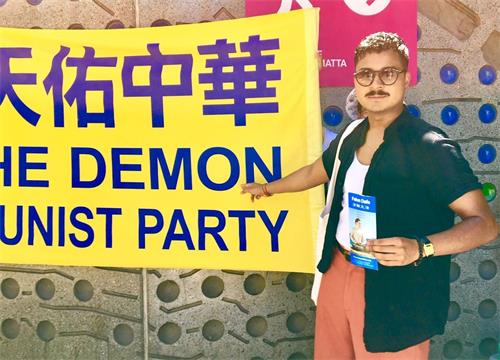 '图11:网络设计师里昂(Leone):人人都应抵制中共恶行'