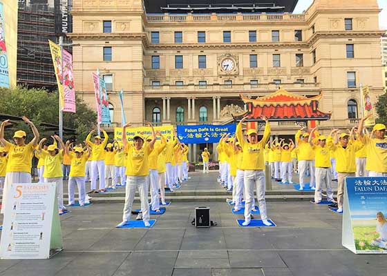 悉尼集会:声援三亿五千万人退出中共