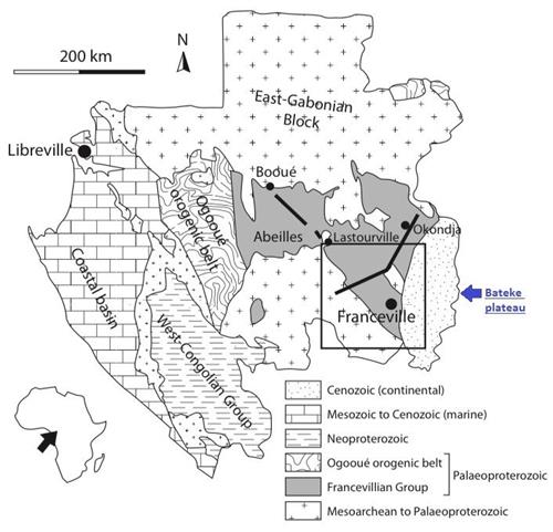 '图9:东加蓬大地块(Jean-Yves Renaud, 2017)'