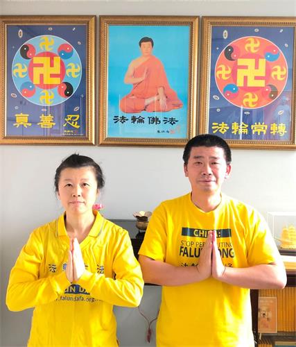 '图7:法轮功学员享利(Henry)郭感恩师父慈悲救度!'