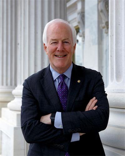 '图1:德州联邦参议员约翰·康宁(John Cornyn)'