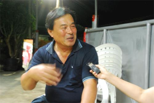 '图4:里长学员叶宽鸿说:心性提升了,工作跟着顺利。'