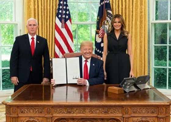 川普签署行政令 促进国际宗教自由