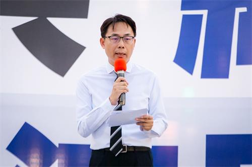 '图10:全球退党服务中心台湾志工代表刘秉华。'