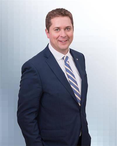 '图1:加拿大联邦反对党领袖熙尔(Andrew Scheer)'