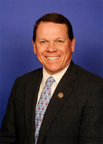 '图11:法轮功反迫害二十一周年,密苏里州(Missouri)共和党籍联邦众议员萨姆·格雷夫斯(Rep.
