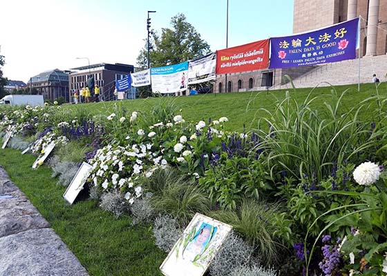 芬兰学员谴责中共迫害 议员民众支持