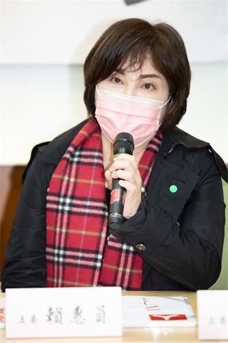 '图4:民进党立法委员赖惠员说,国际社会对中共侵害人权的事件早已经是零容忍,台湾在亚太地区扮演非常重要角色,我们更应该站出来一起捍卫人权。'