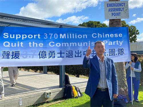 '图2:丁海江建议华人多看说真话的华人媒体。'