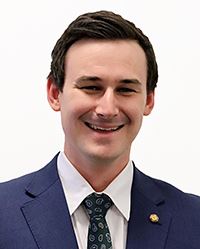 '图1:澳洲昆士兰州帮尼选区议员山姆·奥康纳(Sam O'Connor)先生。'