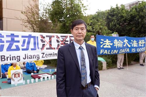 '图6:美西南法轮大法协会会长李有甫博士。'