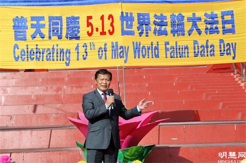 '图8:墨尔本《天安门时报》社长阮杰先生。'