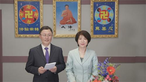 '图:二零二一年五月二十二日,希望之声召开了“第二届希望之声媒体法轮大法修炼心得交流会”。'