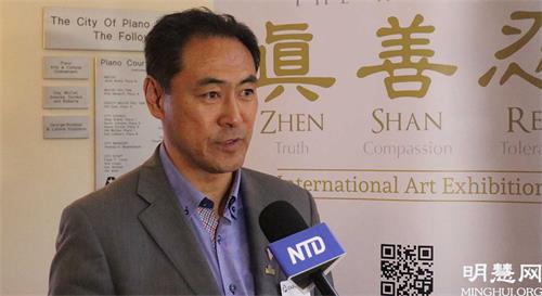 '图6:卡罗尔顿市市议员Young Sung说会在自己的城市帮助推广'