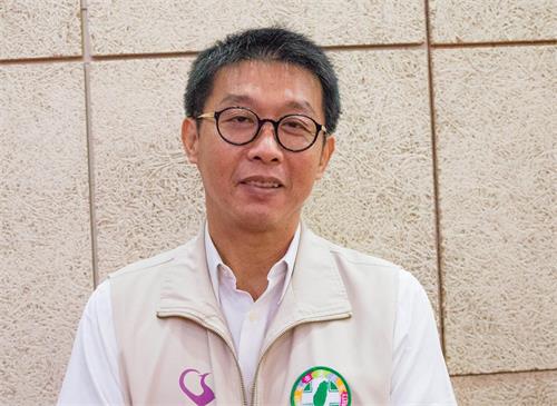 '图2:台湾立委许智杰:“中国大陆法轮功学员还在遭受迫害,这个我一定要声援到底,我愿尽心尽力,为他们伸张正义,一起制止这场迫害。”'