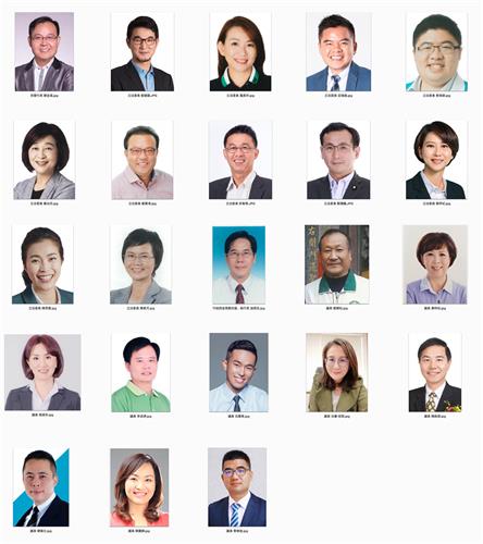 图5:台湾各级政要及民代,透过电话发言或个别受访的方式,强力声援法轮功学员反迫害,也对法轮功学员表示敬佩。
