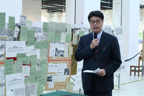 图7:大陆委员会副主任委员邱垂正:任何政府都应尊重基本人权、普世价值。