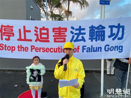 '图6:卢娜控诉中共迫害死她的母亲。'