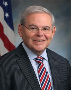 新泽西州民主党联邦参议员罗伯特·梅楠德兹(Robert Menendez)和他的声明