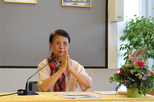'图6:李女士参与了向中国打电话劝三退救人的平台'