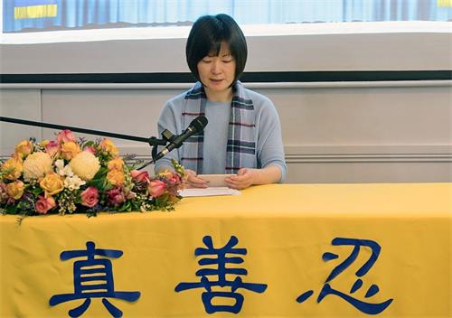 '图1~3:二零二一年九月十二日,澳大利亚南澳州法轮大法修炼心得交流会在首府阿德莱德(Adelaide)成功召开。图为法会现场和部份发言的学员。'