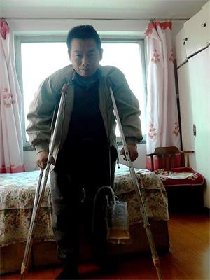 '图1:吕开利出狱后照片'