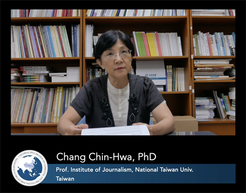 '图4:台湾大学新闻研究所教授张锦华'