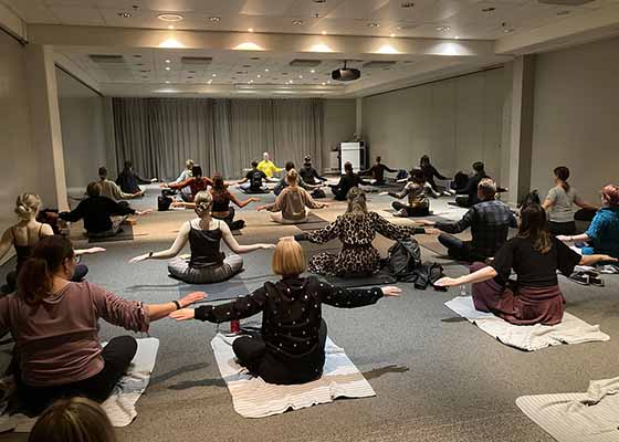参加芬兰大型展销会 法轮功受欢迎