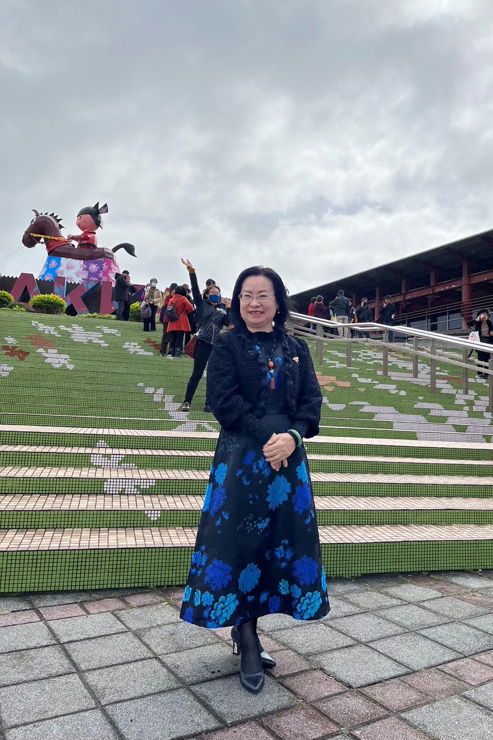 图4:台湾桃园法轮功学员卢秀兰。