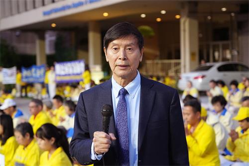 图6:美西南法轮大法协会会长李有甫博士